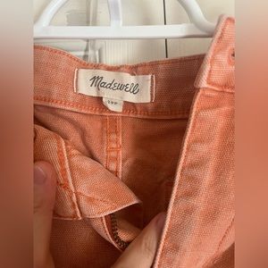 Madewell petite slim emmett wide leg crop pants